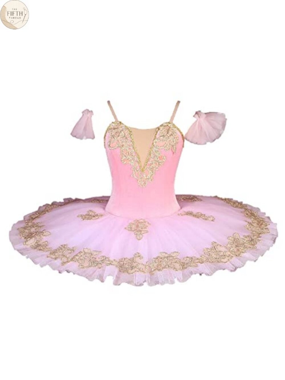 Ballet Dance Skirt Velvet Top 6-Layer Hard Gauze Mesh Tutu Performance